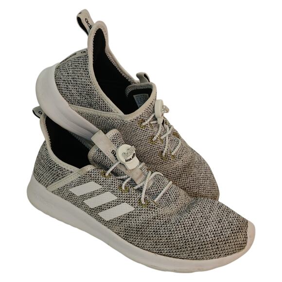 Adidas Cloudfoam Pure Women's Gray Tweed Athletic Sneakers - Size 8 - Picture 3 of 7
